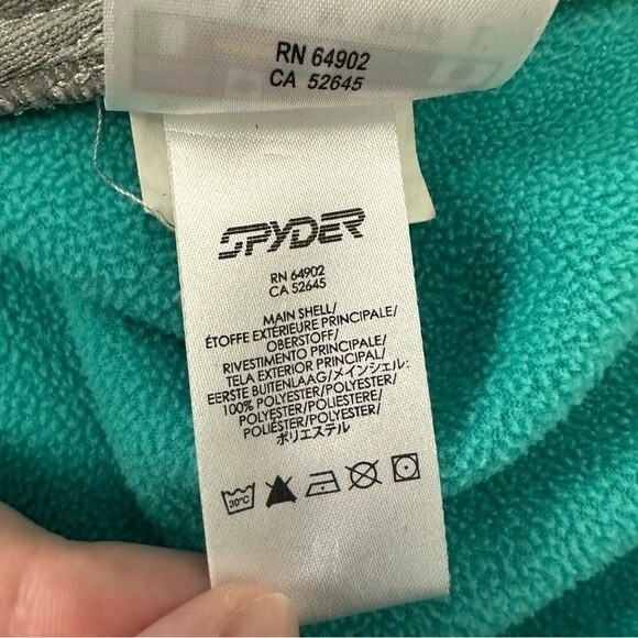 Spyder Blue Athletic Full-Zip Soft Shell Jacket Size Medium - Picture 13 of 16